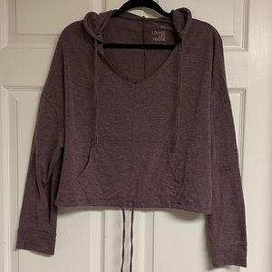 Cropped hoodie